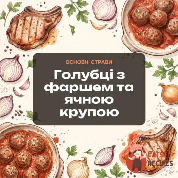 Голубці з фаршем та ячною крупою