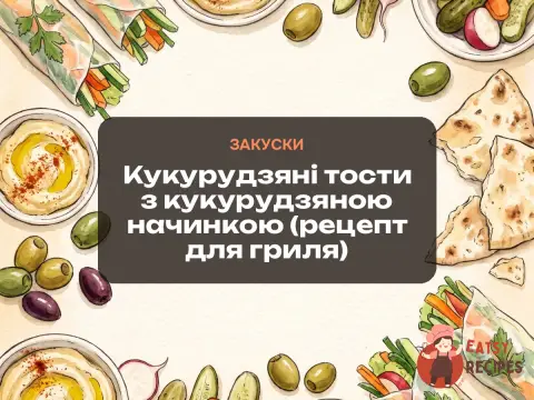 Кукурудзяні тости з кукурудзяною начинкою (рецепт для гриля)