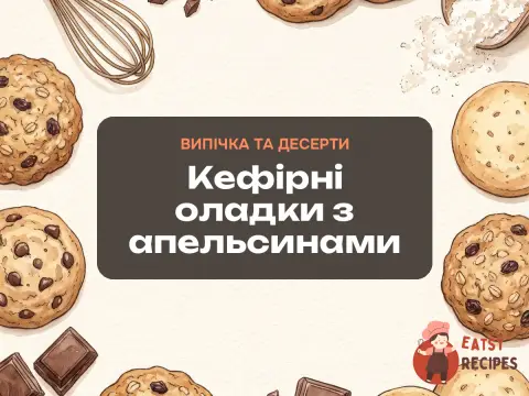 Кефірні оладки з апельсинами