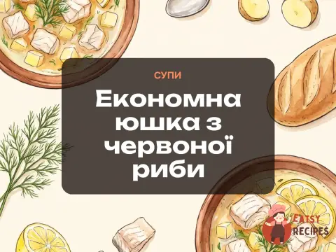 Економна юшка з червоної риби