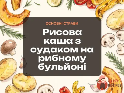 Рисова каша з судаком на рибному бульйоні
