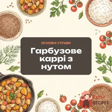 Гарбузове каррі з нутом