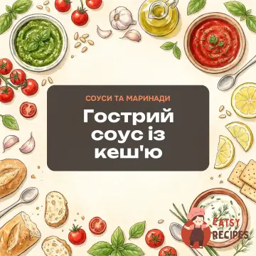 Гострий соус із кеш'ю