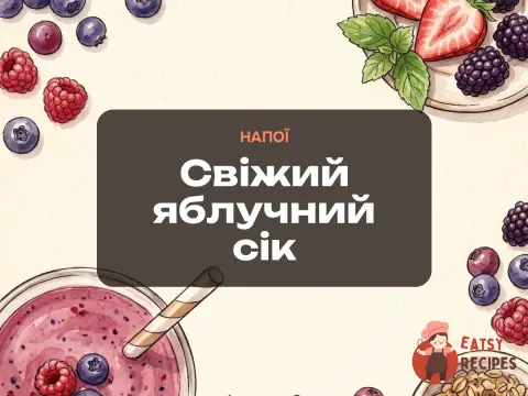 Свіжий яблучний сік