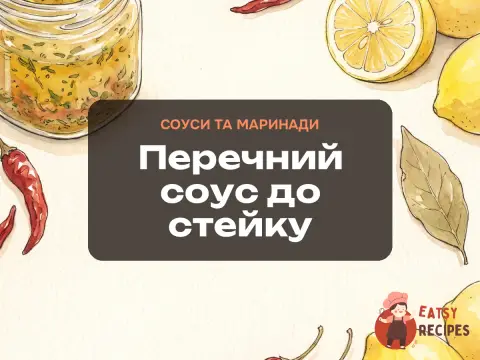 Перечний соус до стейку