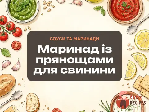 Маринад із прянощами для свинини