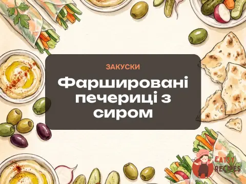 Фаршировані печериці з сиром