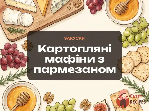 Картопляні мафіни з пармезаном