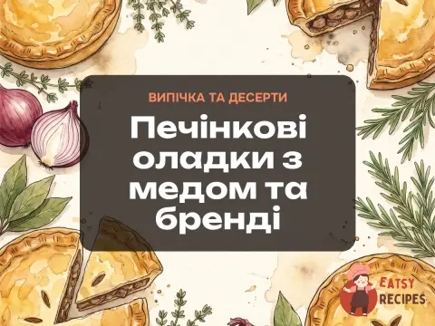 Печінкові оладки з медом та бренді