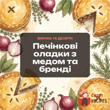 Печінкові оладки з медом та бренді