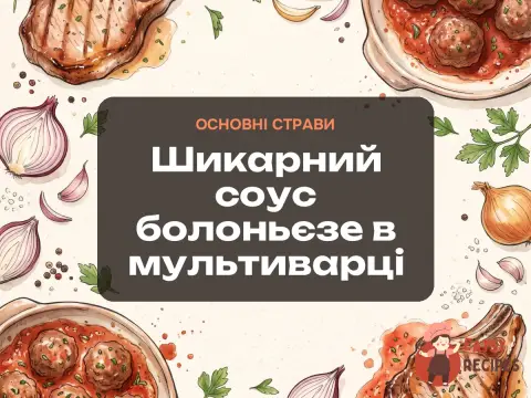 Шикарний соус болоньєзе в мультиварці