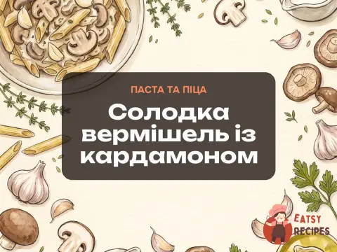 Солодка вермішель із кардамоном