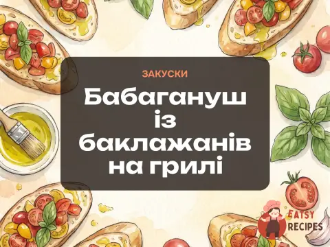Бабагануш із баклажанів на грилі