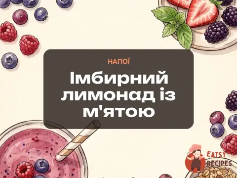 Імбирний лимонад із м'ятою