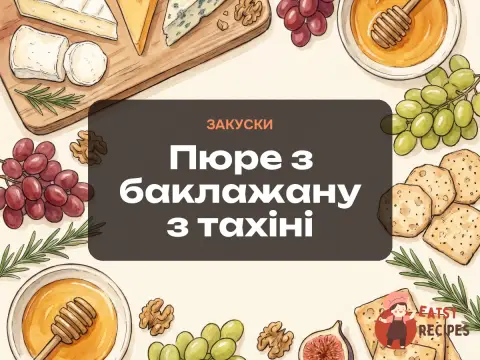 Пюре з баклажану з тахіні