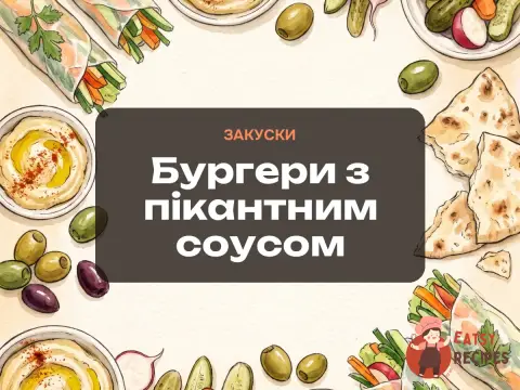Бургери з пікантним соусом
