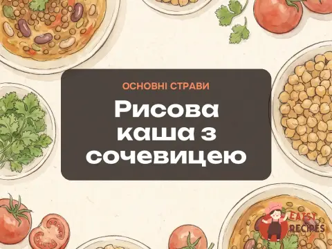 Рисова каша з сочевицею