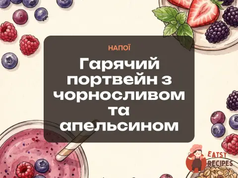 Гарячий портвейн з чорносливом та апельсином
