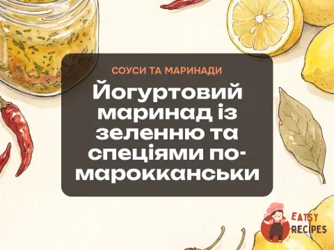 Йогуртовий маринад із зеленню та спеціями по-марокканськи