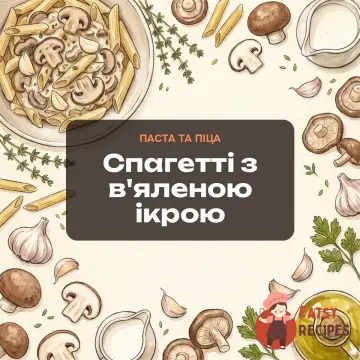 Спагетті з в'яленою ікрою