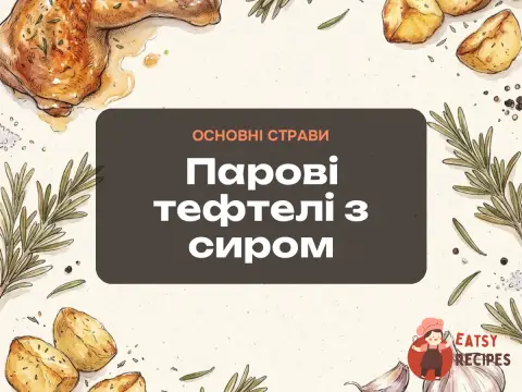 Парові тефтелі з сиром
