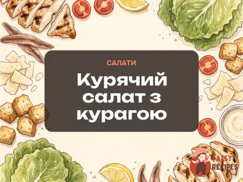 Курячий салат з курагою