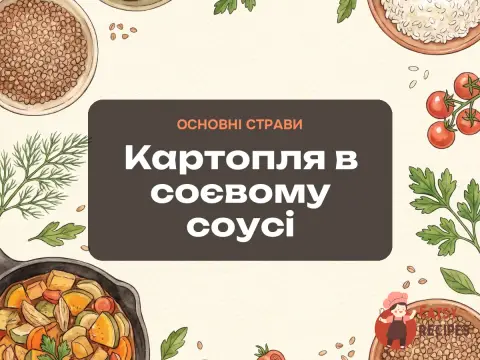 Картопля в соєвому соусі