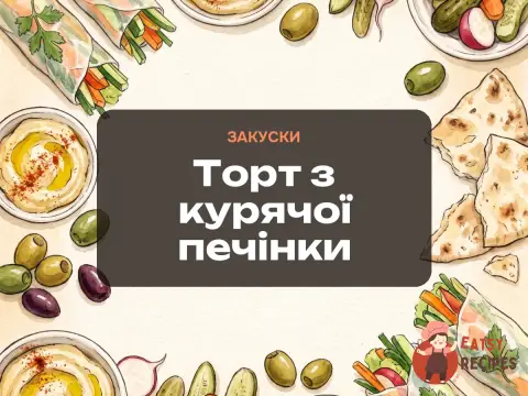 Торт з курячої печінки