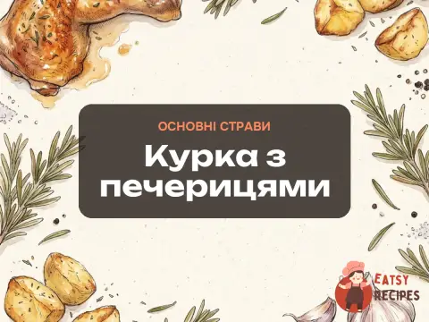 Курка з печерицями