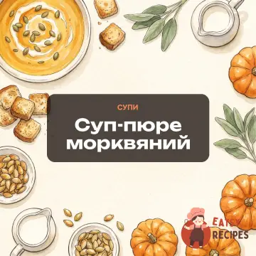 Суп-пюре морквяний