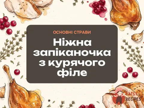 Ніжна запіканочка з курячого філе