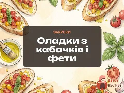 Оладки з кабачків і фети