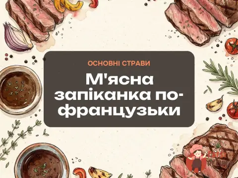 М'ясна запіканка по-французьки