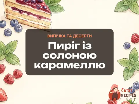 Пиріг із солоною карамеллю