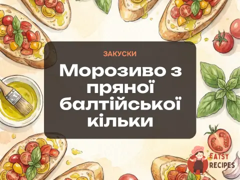 Морозиво з пряної балтійської кільки