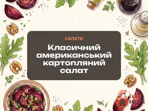 Класичний американський картопляний салат
