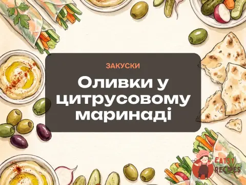 Оливки у цитрусовому маринаді