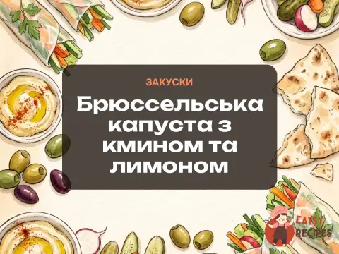 Брюссельська капуста з кмином та лимоном
