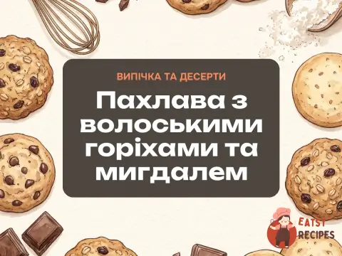Пахлава з волоськими горіхами та мигдалем