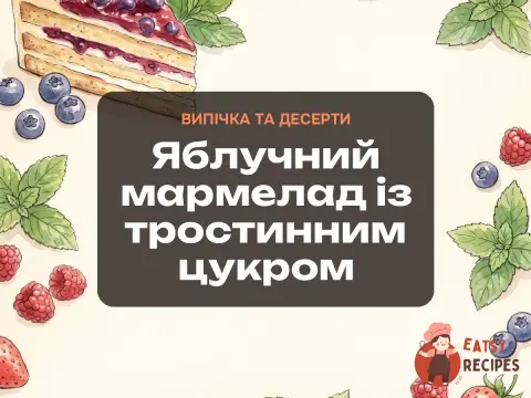 Яблучний мармелад із тростинним цукром