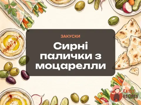 Сирні палички з моцарелли