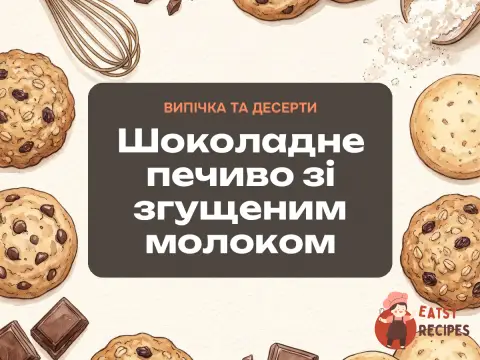 Шоколадне печиво зі згущеним молоком