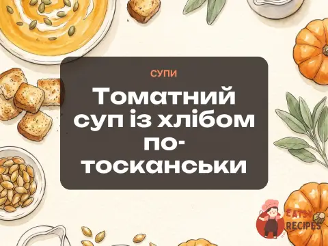 Томатний суп із хлібом по-тосканськи