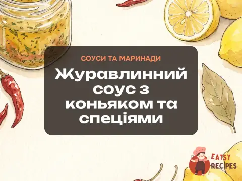 Журавлинний соус з коньяком та спеціями