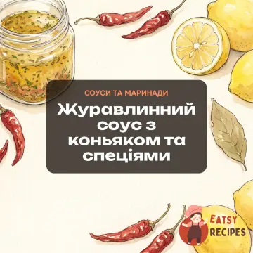 Журавлинний соус з коньяком та спеціями