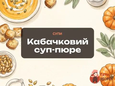 Кабачковий суп-пюре