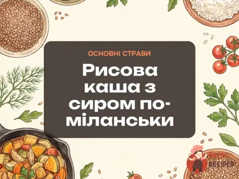 Рисова каша з сиром по-міланськи
