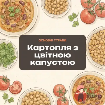 Картопля з цвітною капустою