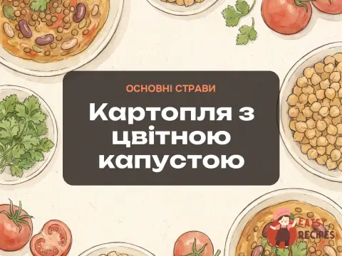 Картопля з цвітною капустою