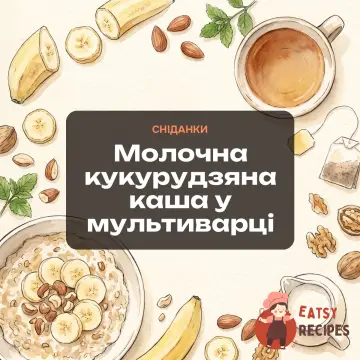 Молочна кукурудзяна каша у мультиварці